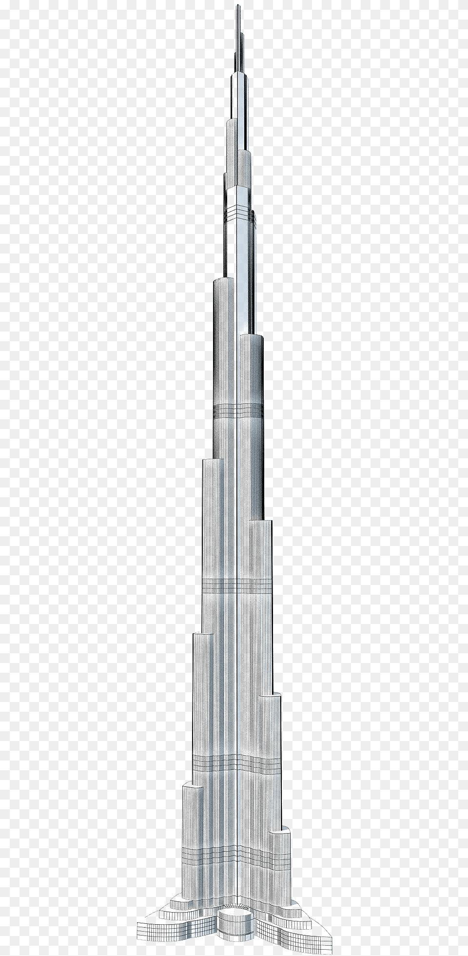 Transparent Burj Khalifa, Architecture, Building, City, High Rise Free Png