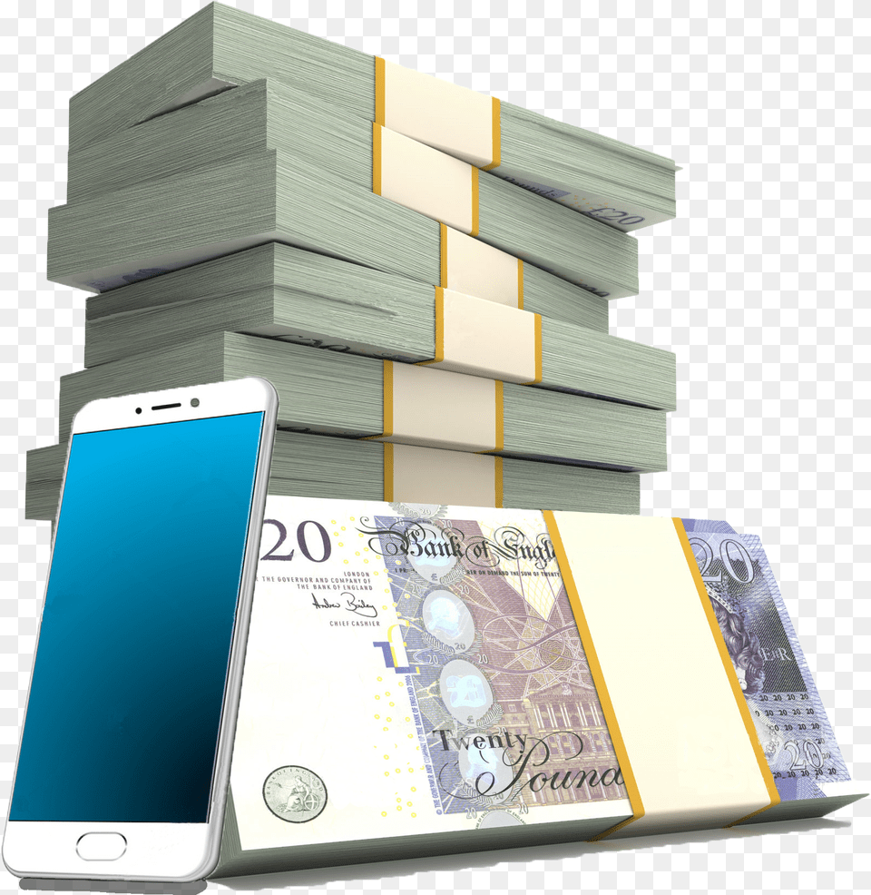 Transparent Burning Money, Electronics, Mobile Phone, Phone Png Image