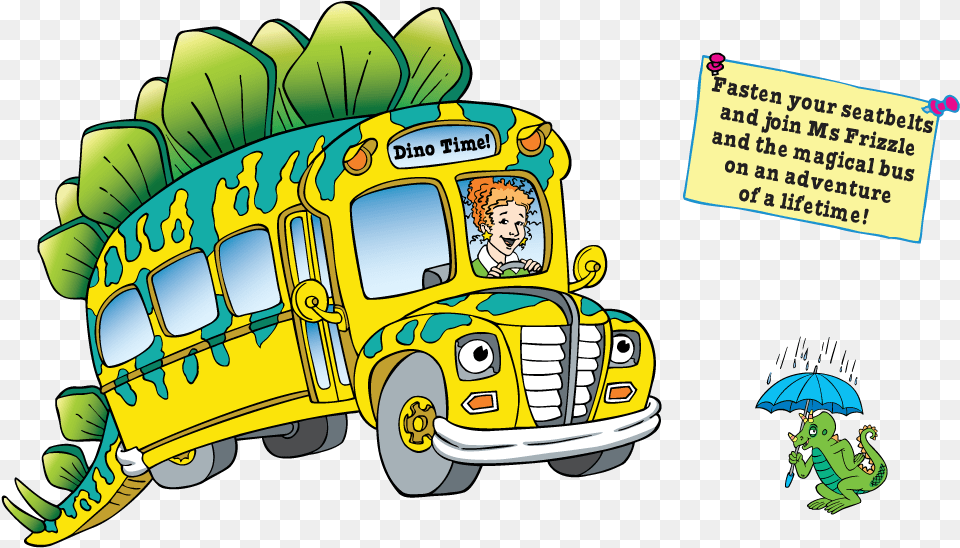 Transparent Bus Clip Art Magic School Bus, Vehicle, Transportation, School Bus, Person Png