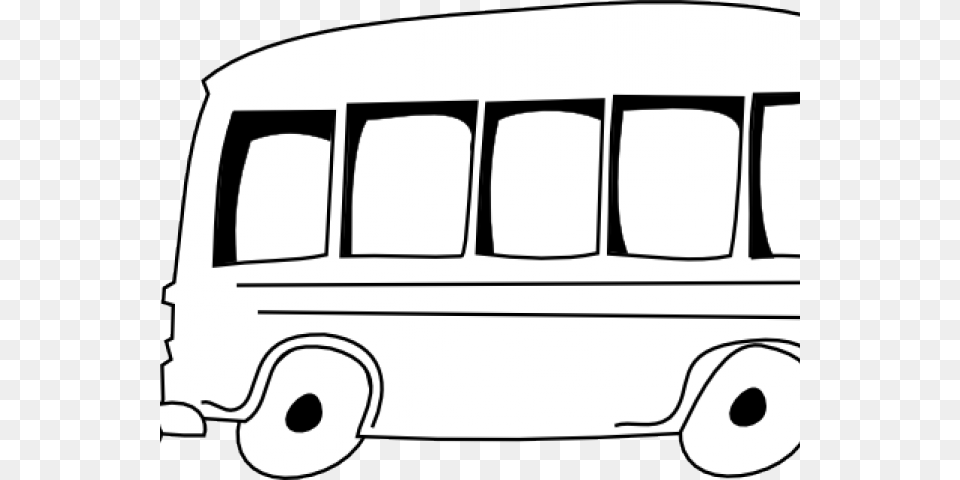 Bus Clipart Outline Of A Bus, Minibus, Transportation, Van, Vehicle Free Transparent Png