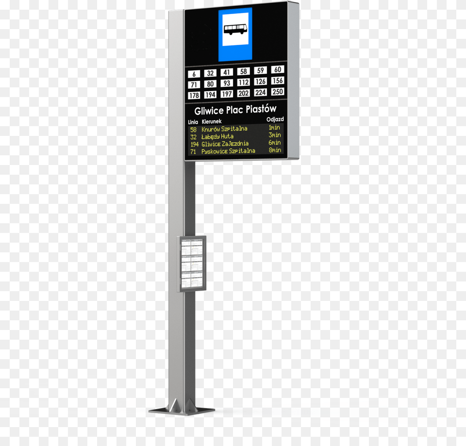 Transparent Bus Stop Sign Signage, Computer Hardware, Electronics, Hardware, Monitor Free Png
