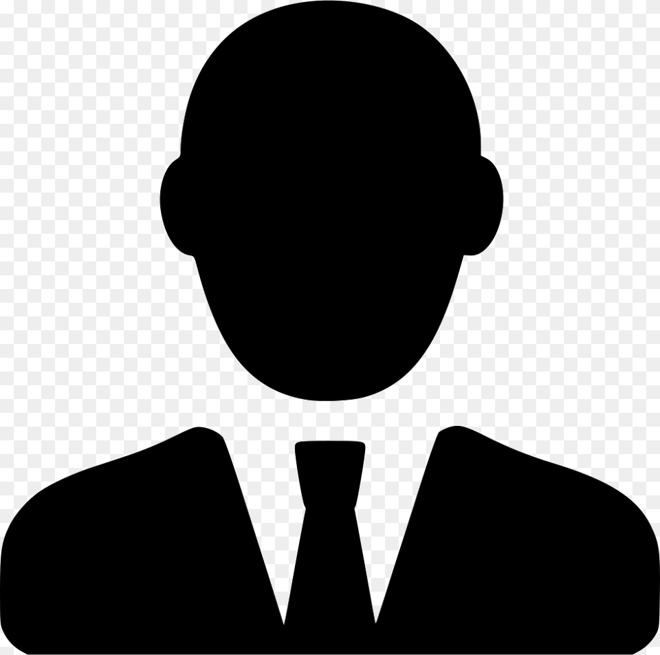 Transparent Business Man Silhouette Customer Image Black And White, Accessories, Stencil, Tie, Formal Wear Png