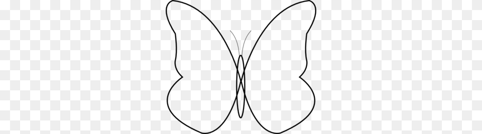 Transparent Butterfly Clip Art, Gray Png Image