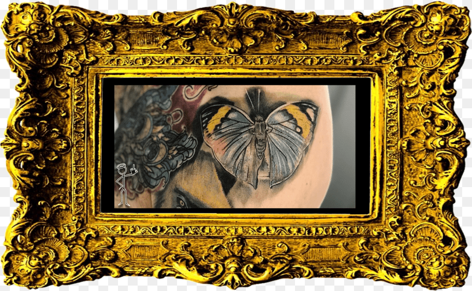 Transparent Butterfly Tattoo, Art, Painting, Person, Skin Free Png