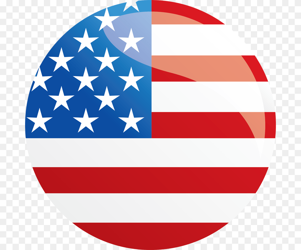 Buttons Us Flag Button, American Flag Free Transparent Png