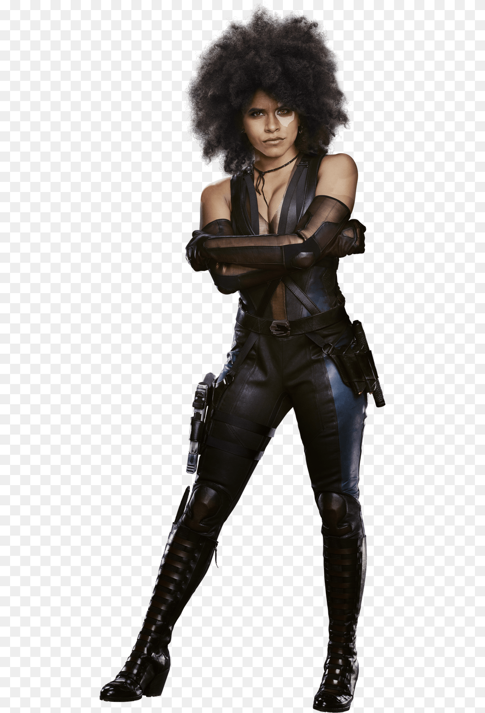 By Asthonx1 Domino Deadpool, Woman, Glove, Person, Female Free Transparent Png
