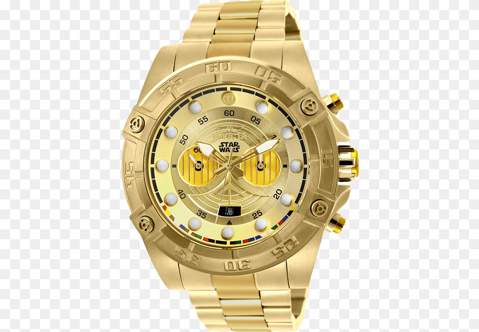 Transparent C3po Invicta Star Wars Watch, Arm, Body Part, Person, Wristwatch Free Png