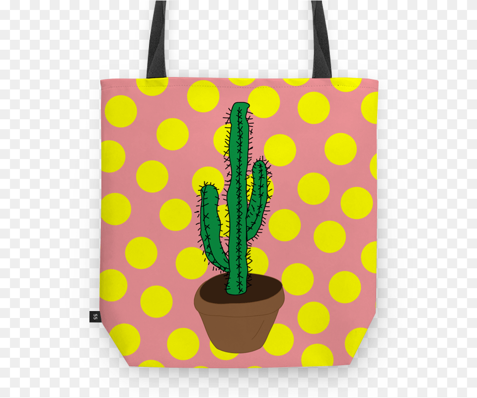 Transparent Cactus Mexicano Tote Bag, Plant, Pattern, Tote Bag Free Png