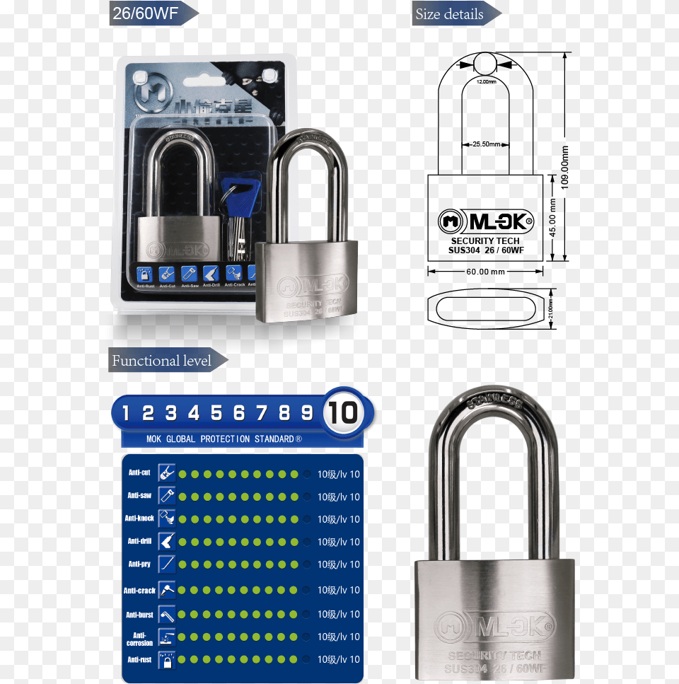 Transparent Cadeado Padlock Png