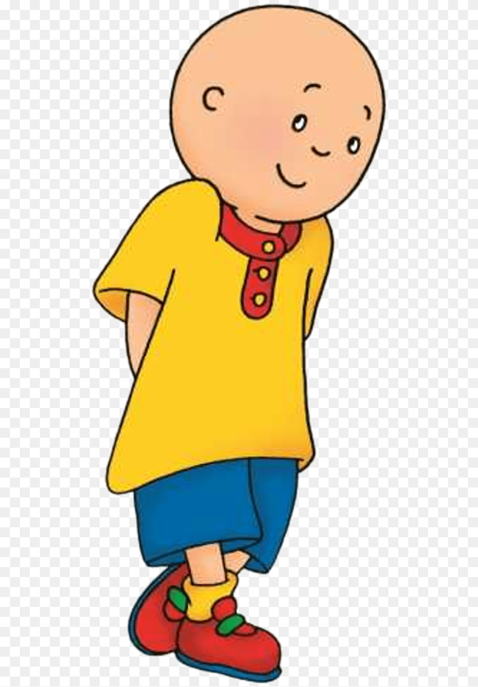 Caillou Caillou Shy, Baby, Person, Face, Head Free Transparent Png
