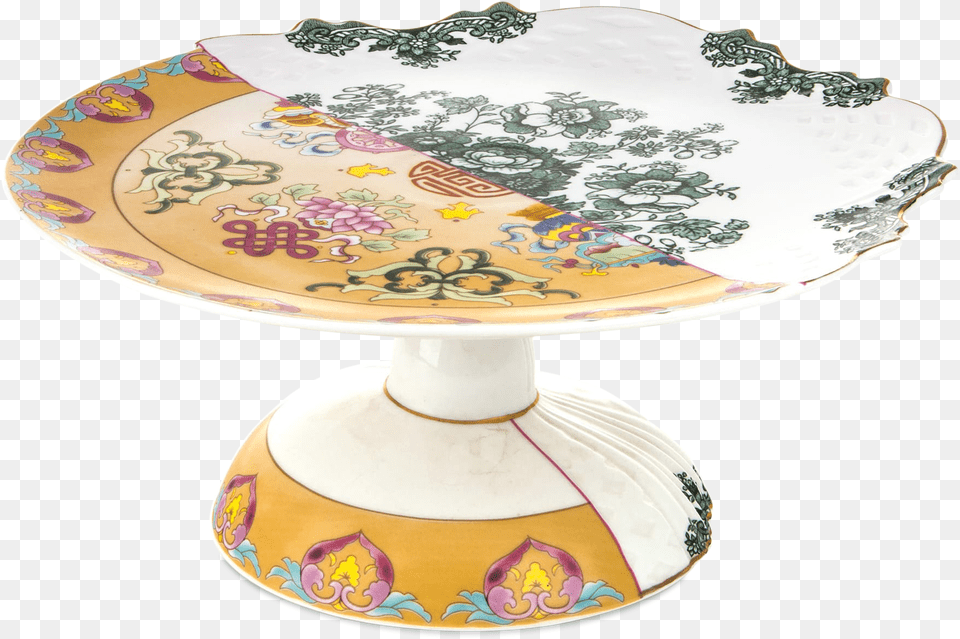 Transparent Cake Stand Seletti Cake Stand Raissa, Art, Porcelain, Pottery, Plate Png Image