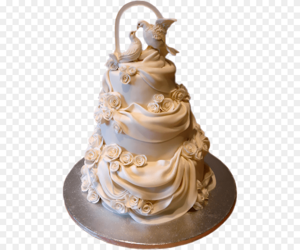 Transparent Cake Transparent White Dove Wedding Cake, Dessert, Food, Wedding Cake, Birthday Cake Png Image