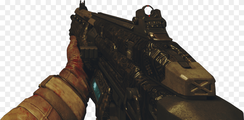 Transparent Call Of Duty Black Ops 3 Zombies Man O War Render, Gun, Person, Weapon, Firearm Free Png Download