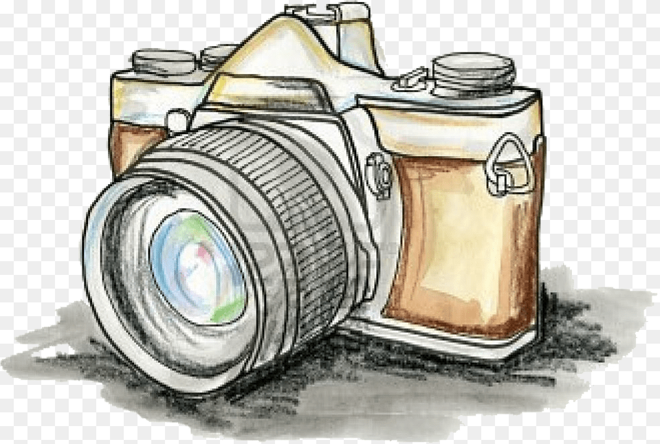 Camera Drawing Camera Drawing, Electronics, Digital Camera, Adult, Male Free Transparent Png