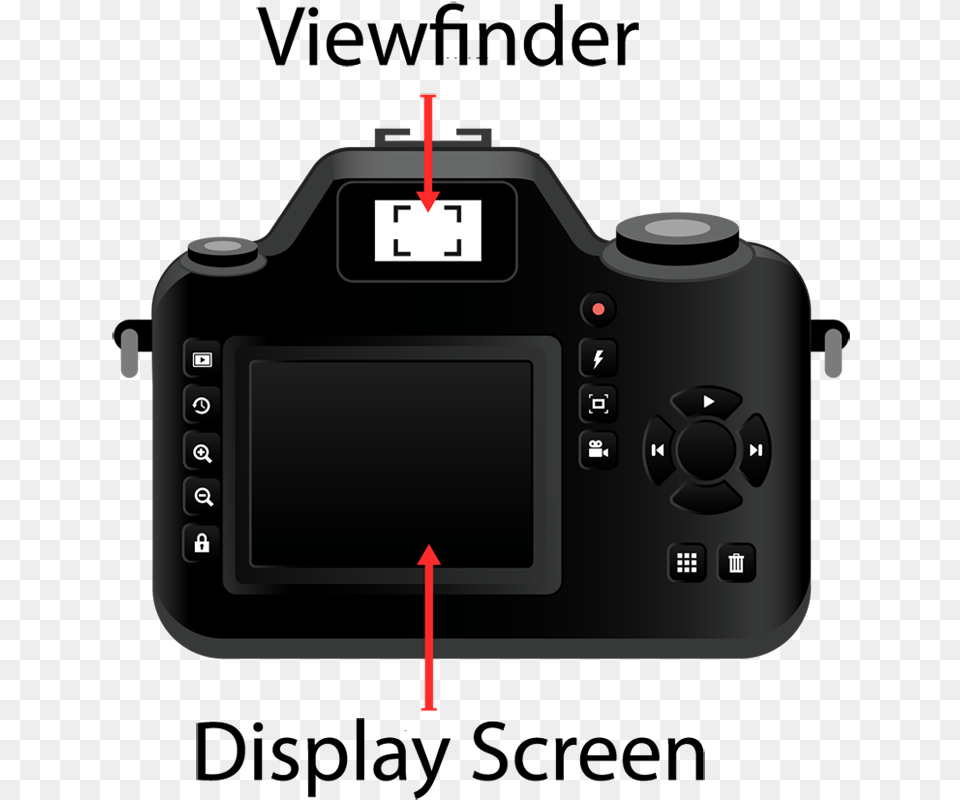 Transparent Camera Screen Digital Camera, Electronics, Digital Camera Png Image