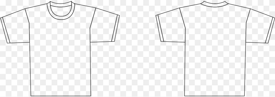 Transparent Camisa Line Art, Gray Free Png