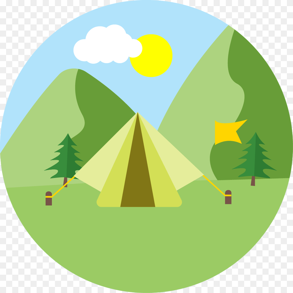 Transparent Camping Camping, Tent, Outdoors Free Png Download