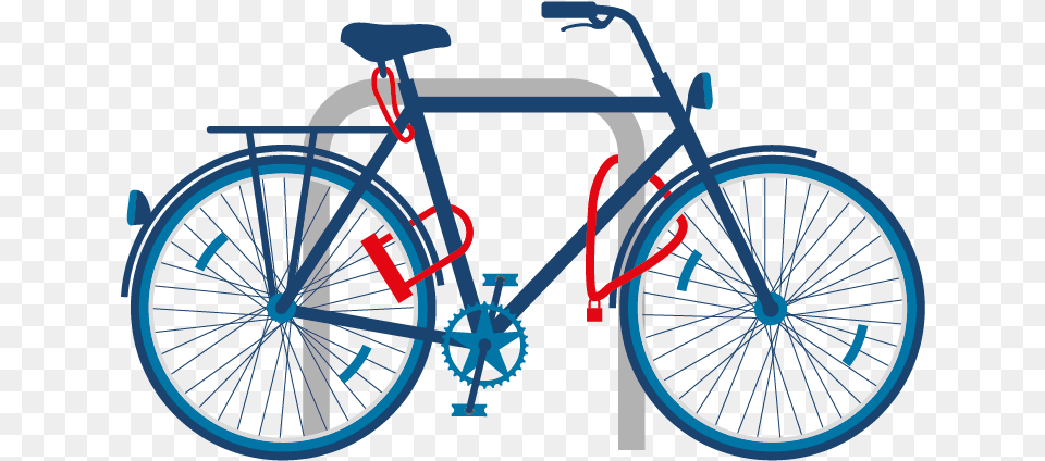 Transparent Candado Trek Lane Gary Fisher, Machine, Wheel, Bicycle, Transportation Free Png