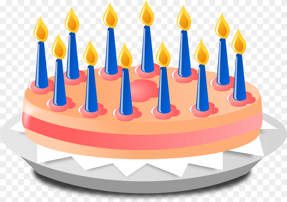 Transparent Candle Icon Birthday Cake Animated, Birthday Cake, Cream, Dessert, Food Free Png