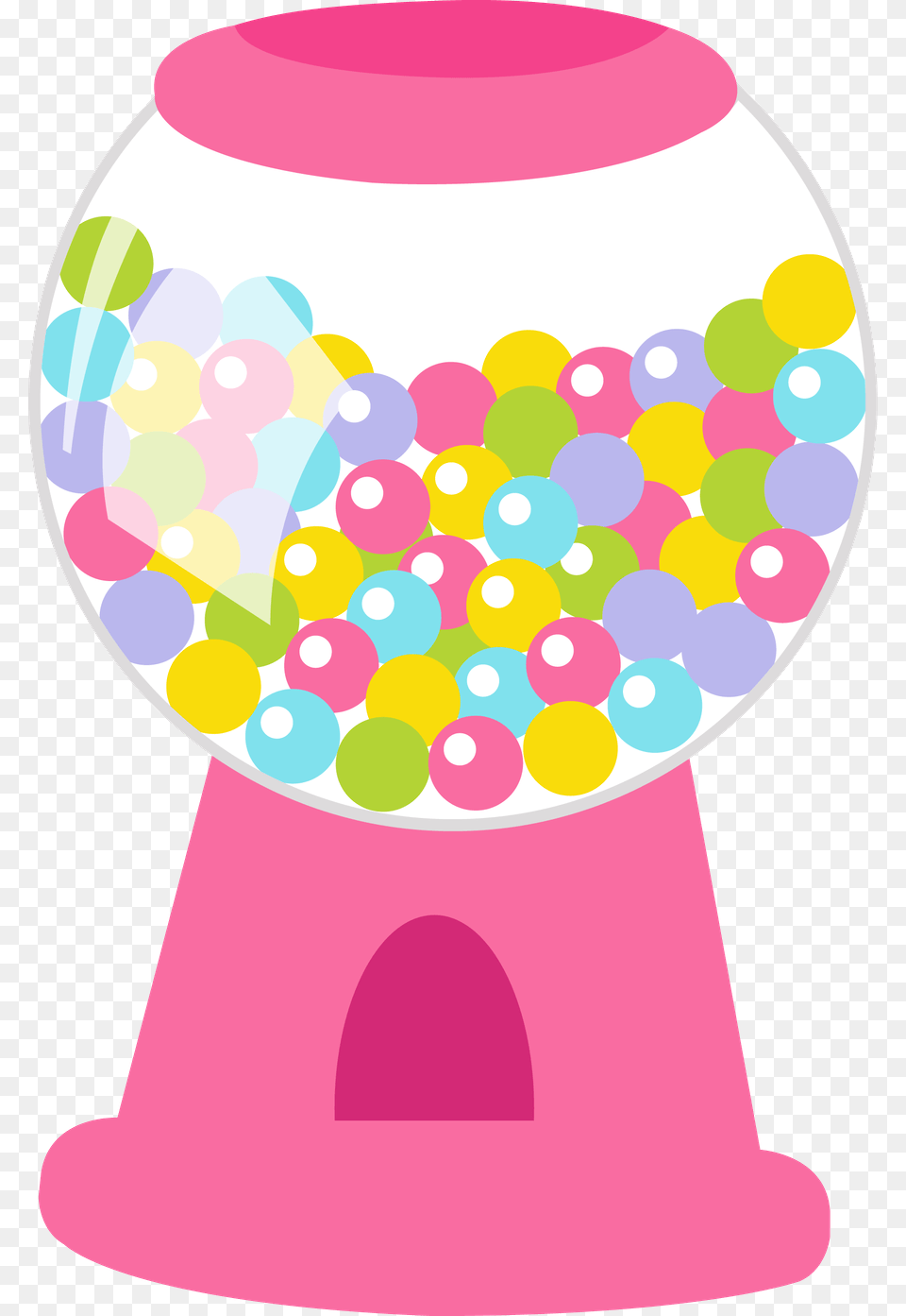 Candy Clipart Pink Gumball Machine Clipart Free Transparent Png