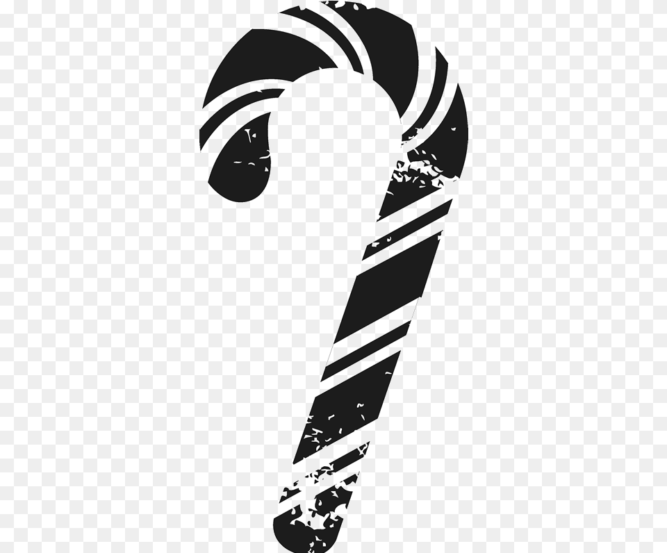 Transparent Candycane Black And White, Food, Sweets, Candy, Stick Png Image