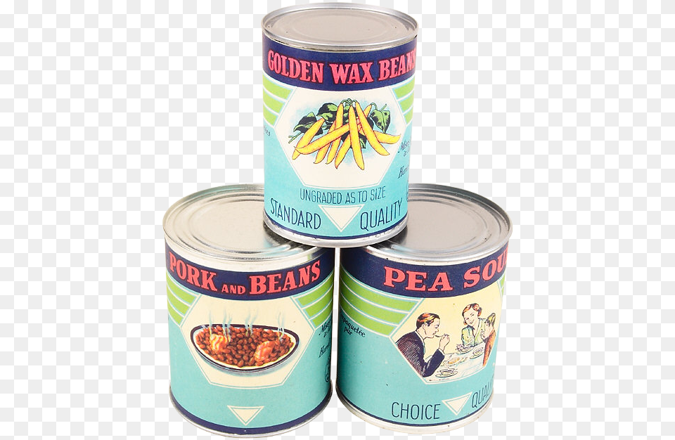 Transparent Canned Goods Food And Cans Transparent, Aluminium, Can, Canned Goods, Tin Png Image