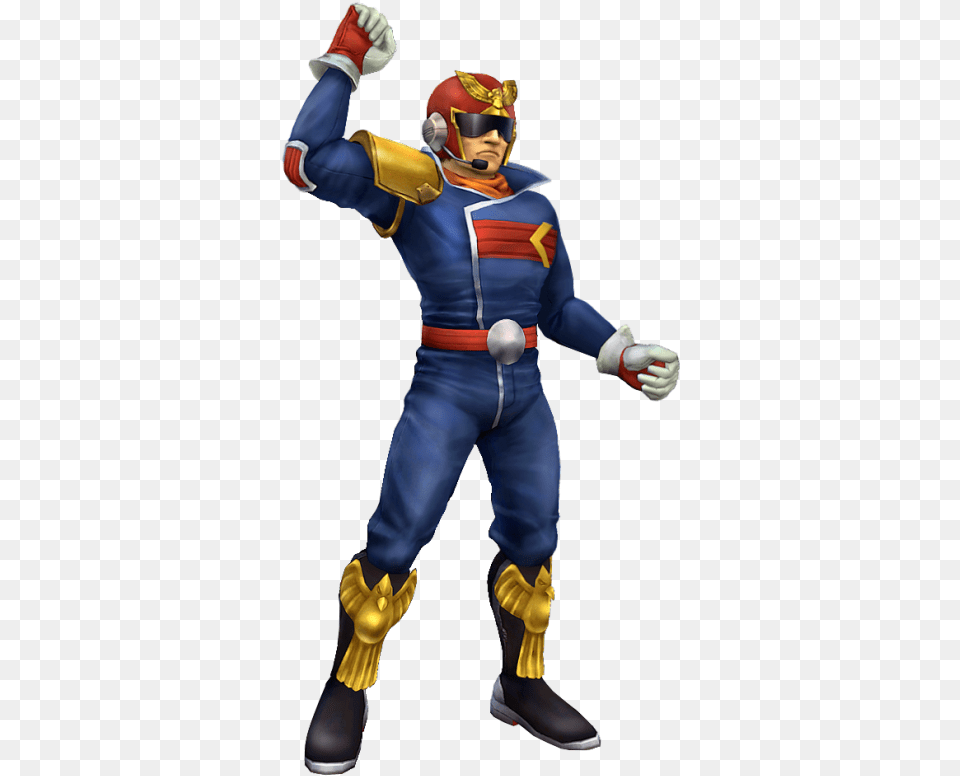 Transparent Captain Falcon Knee, Adult, Male, Man, Person Free Png Download