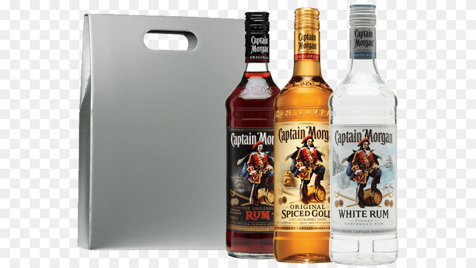 Transparent Captain Morgan Captain Morgan Gift Set, Alcohol, Beverage, Liquor, Adult Png Image