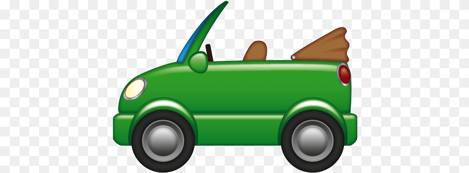 Car Emoji, Green, Transportation, Vehicle Free Transparent Png