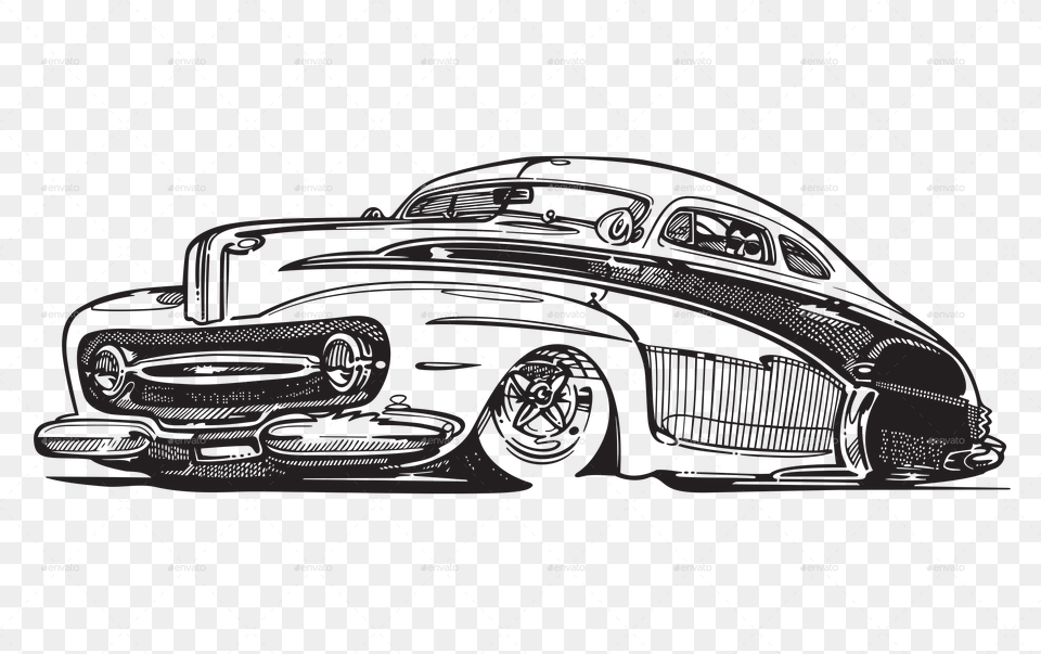 Car Sketch Graphics Cars, Transportation, Vehicle, Nature, Night Free Transparent Png