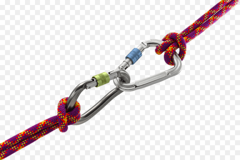 Transparent Carabiner Mountaineering Rope, Knot, Smoke Pipe Free Png Download