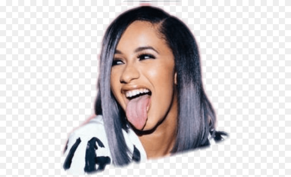 Cardi B Cardi B Face, Person, Head, Adult, Mouth Free Transparent Png