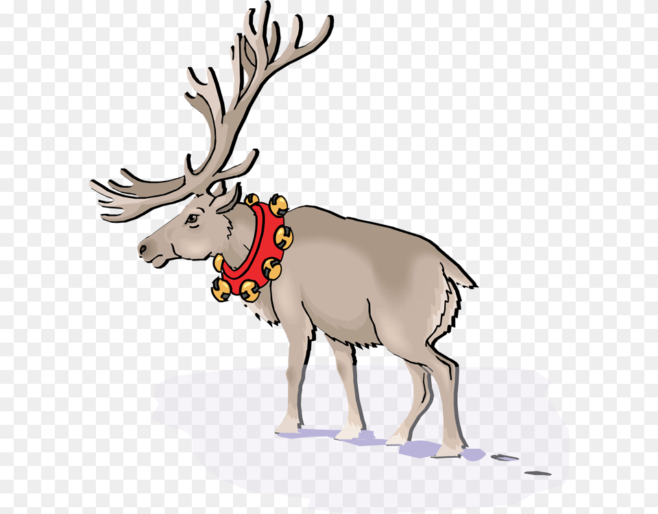 Transparent Caribou Clipart Cartoon, Animal, Deer, Mammal, Wildlife Free Png Download