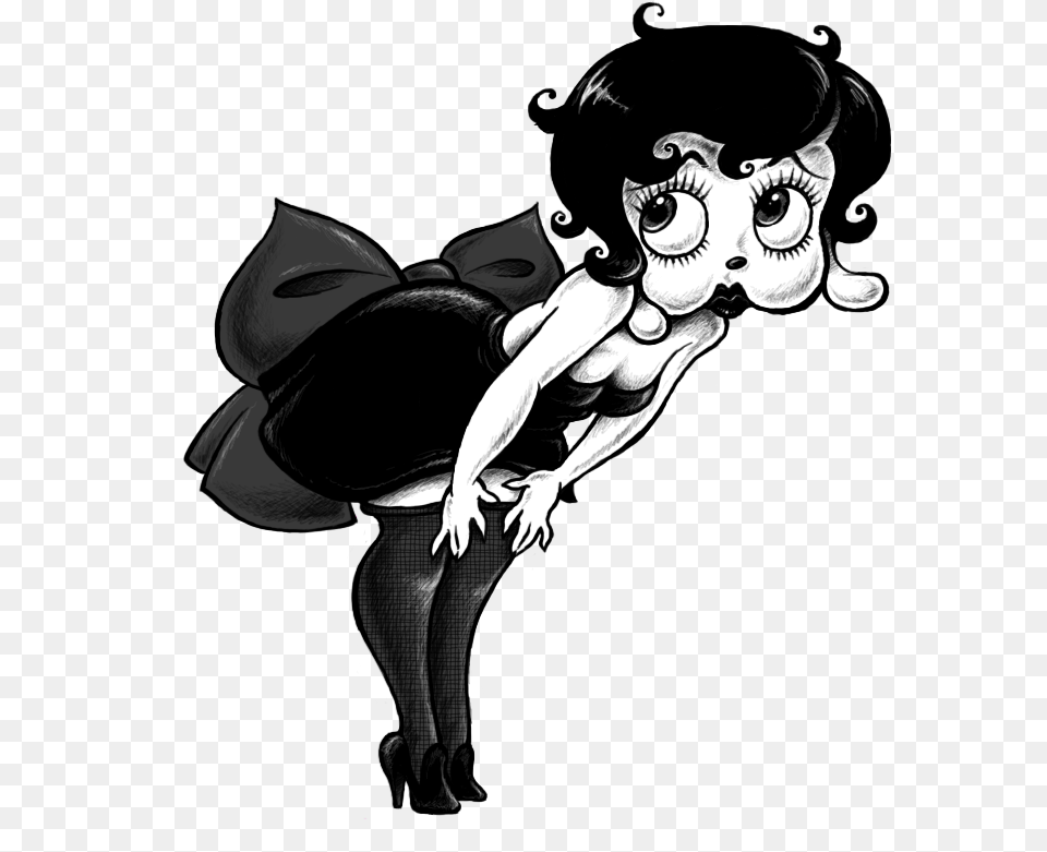 Transparent Caricature Betty Boop 1930 Dizzy Dishes, Adult, Publication, Person, Female Png