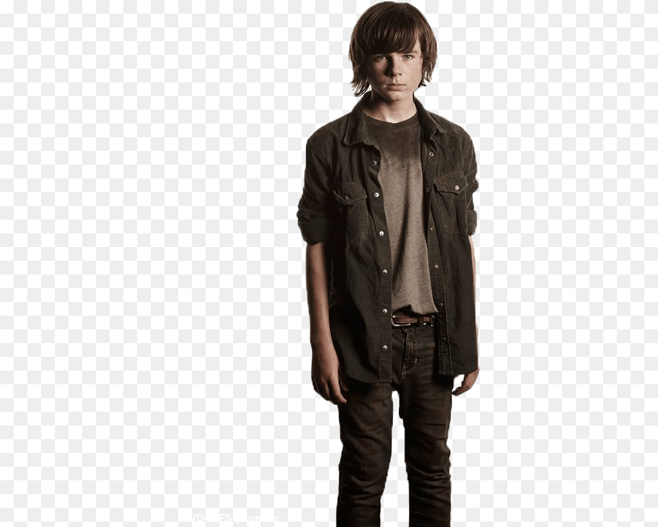 Transparent Carl To Protect Your Blog Twd Carl Season, Pants, Clothing, Coat, Jacket Png Image