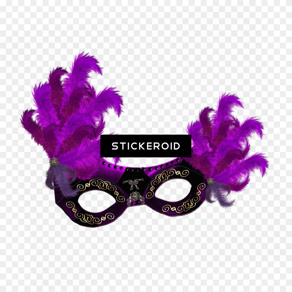 Transparent Carnival Mask Clipart, Purple, Crowd, Mardi Gras, Parade Free Png