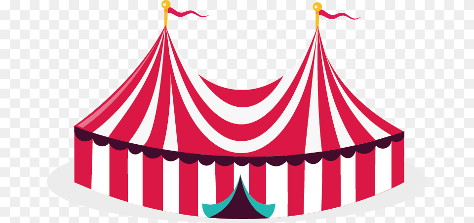 Transparent Carnival Tents Clipart Circus Tent Cartoon, Leisure Activities Png Image