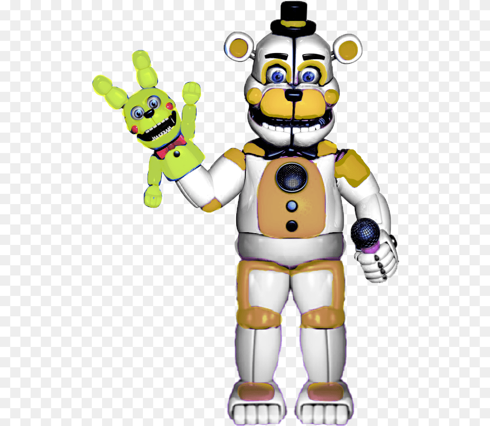 Cartoon Body Fnaf Sl Funtime Freddy, Robot, Toy Free Transparent Png