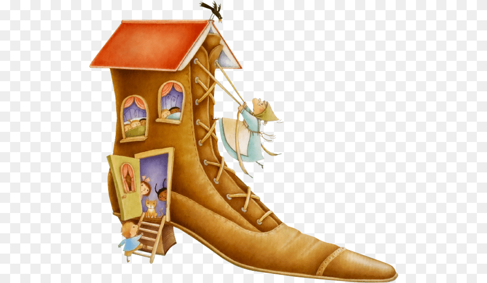 Transparent Cartoon Boot House, Clothing, Footwear, Shoe, Person Png