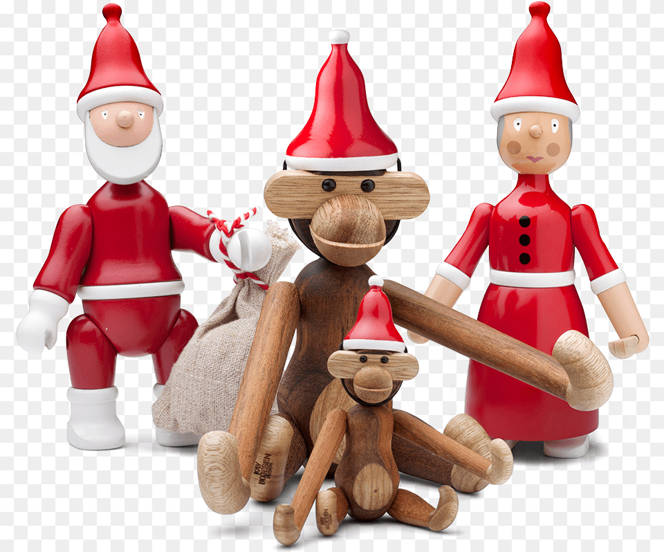 Cartoon Christmas Hat Kay Bojesen Christmas Poster, Figurine, Toy, Person, Face Free Transparent Png