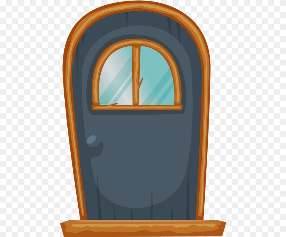 Cartoon Door Haunted House Door Clipart, Arch, Architecture Free Transparent Png