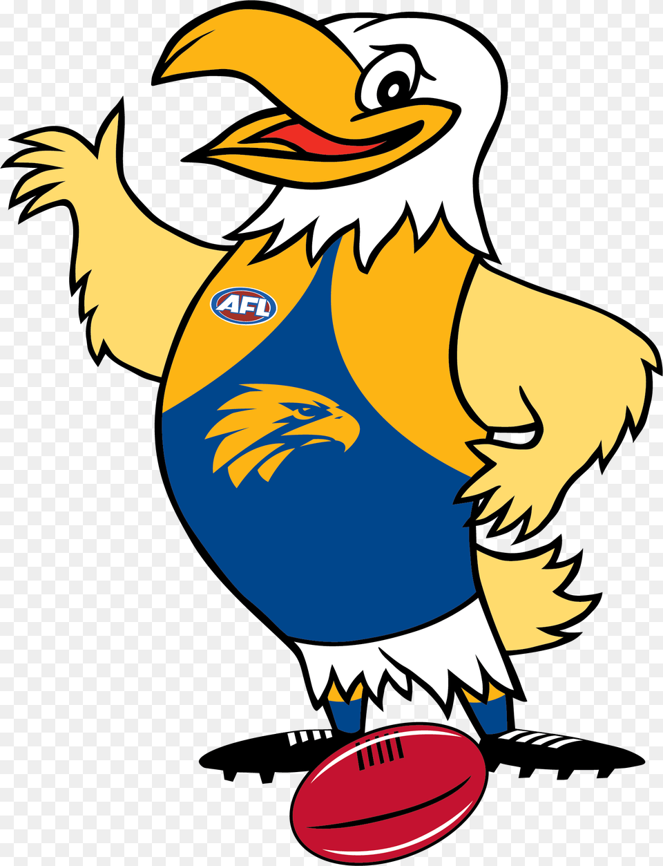 Transparent Cartoon Eagle West Coast Eagles Logo 2018, Animal, Beak, Bird, Baby Png