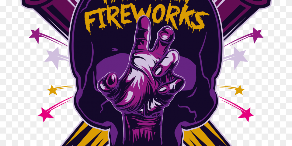 Transparent Cartoon Fireworks Halloween Fireworks Clip Art, Book, Comics, Publication, Purple Png Image
