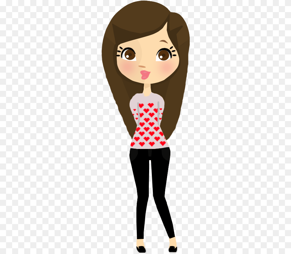 Transparent Cartoon Girl, Person, Face, Head, Doll Png Image