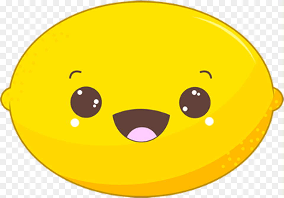 Transparent Cartoon Lemon Kawaii Lemon, Citrus Fruit, Food, Fruit, Plant Free Png