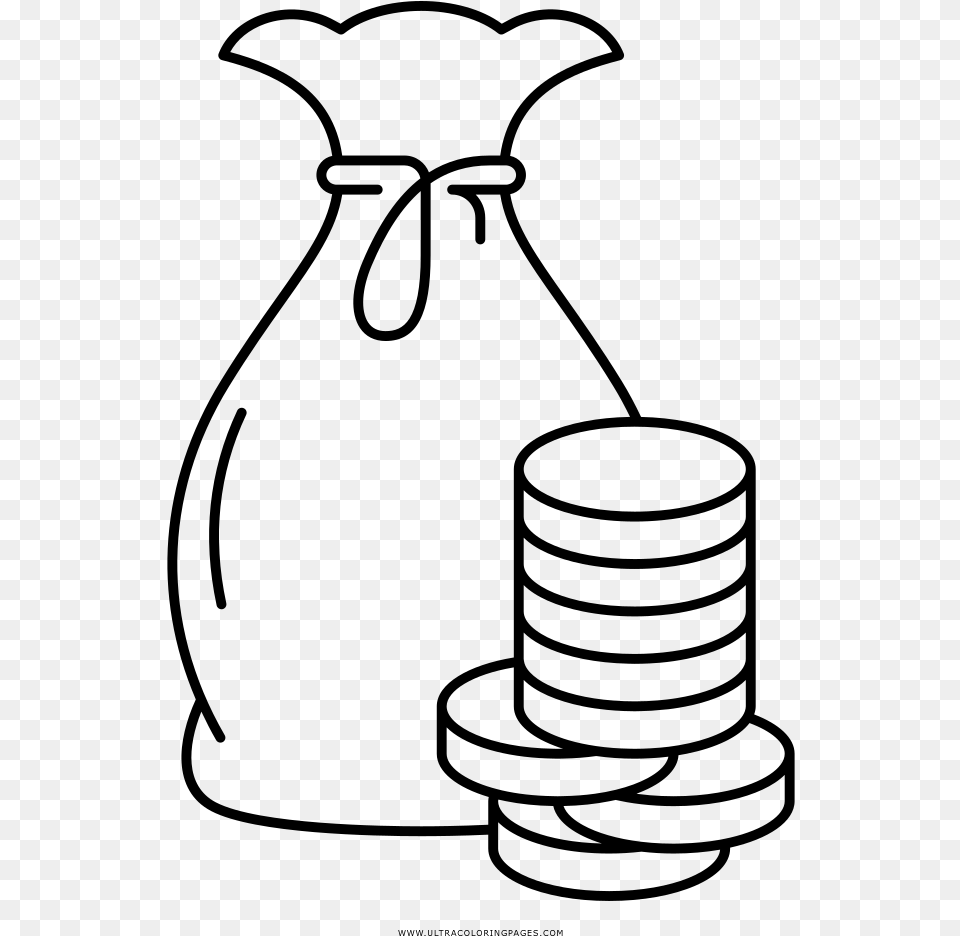 Cartoon Money Bag Data Integrity Icon, Gray Free Transparent Png