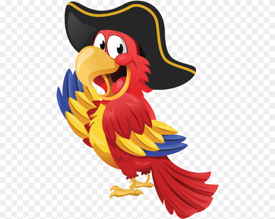 Cartoon Pirate Background Pirate Clipart, Animal, Beak, Bird, Baby Free Transparent Png