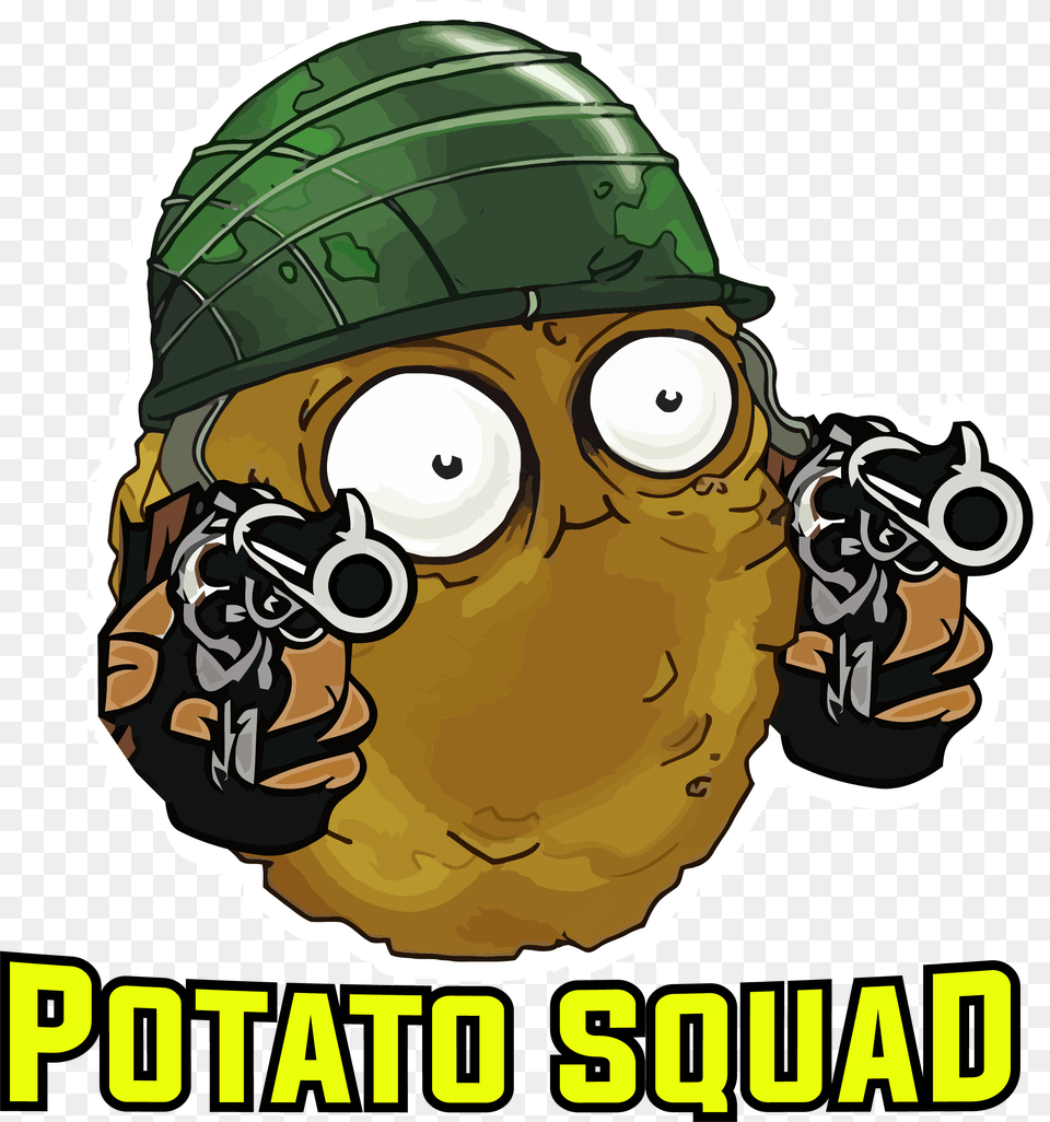 Transparent Cartoon Potato, Baby, Person, Weapon, Firearm Free Png Download