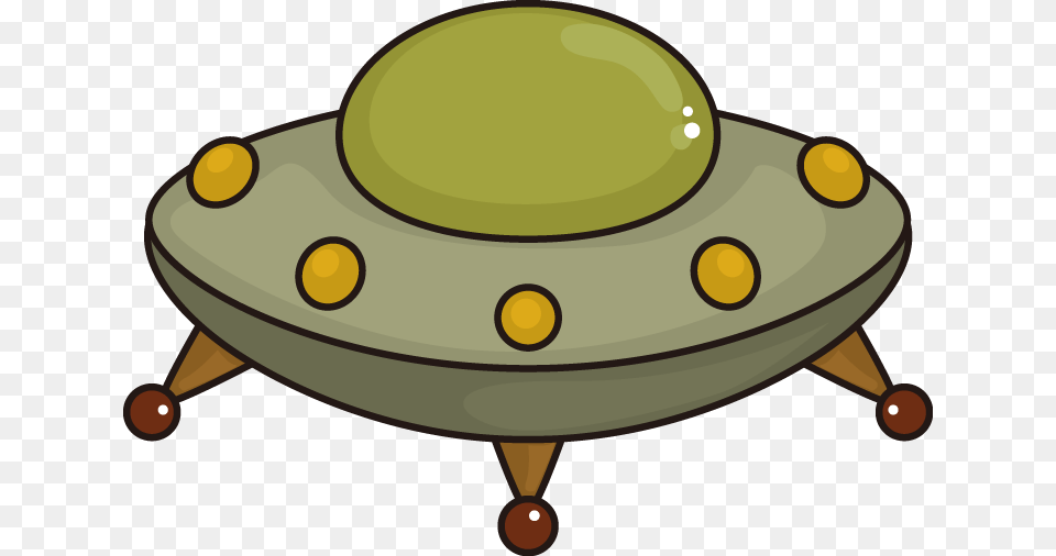 Transparent Cartoon Spaceship Cartoon Ufo No Background, Clothing, Hat, Furniture Free Png Download