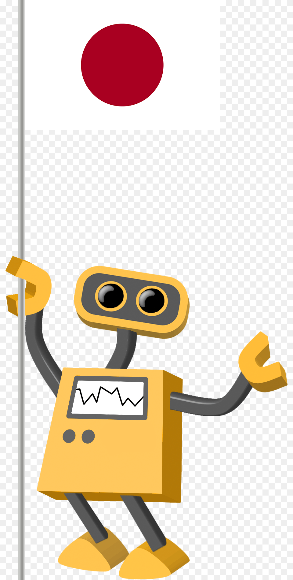 Transparent Cartoon Stop Sign, Robot Free Png Download